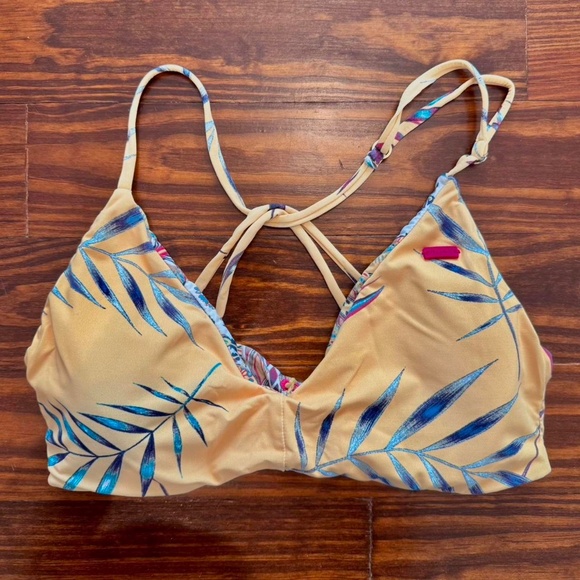Roxy Reversable Multi-strap Racerback Bikini Top - Picture 3 of 4